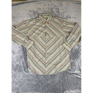 Cubavera shirt Large multicolor Stripe
